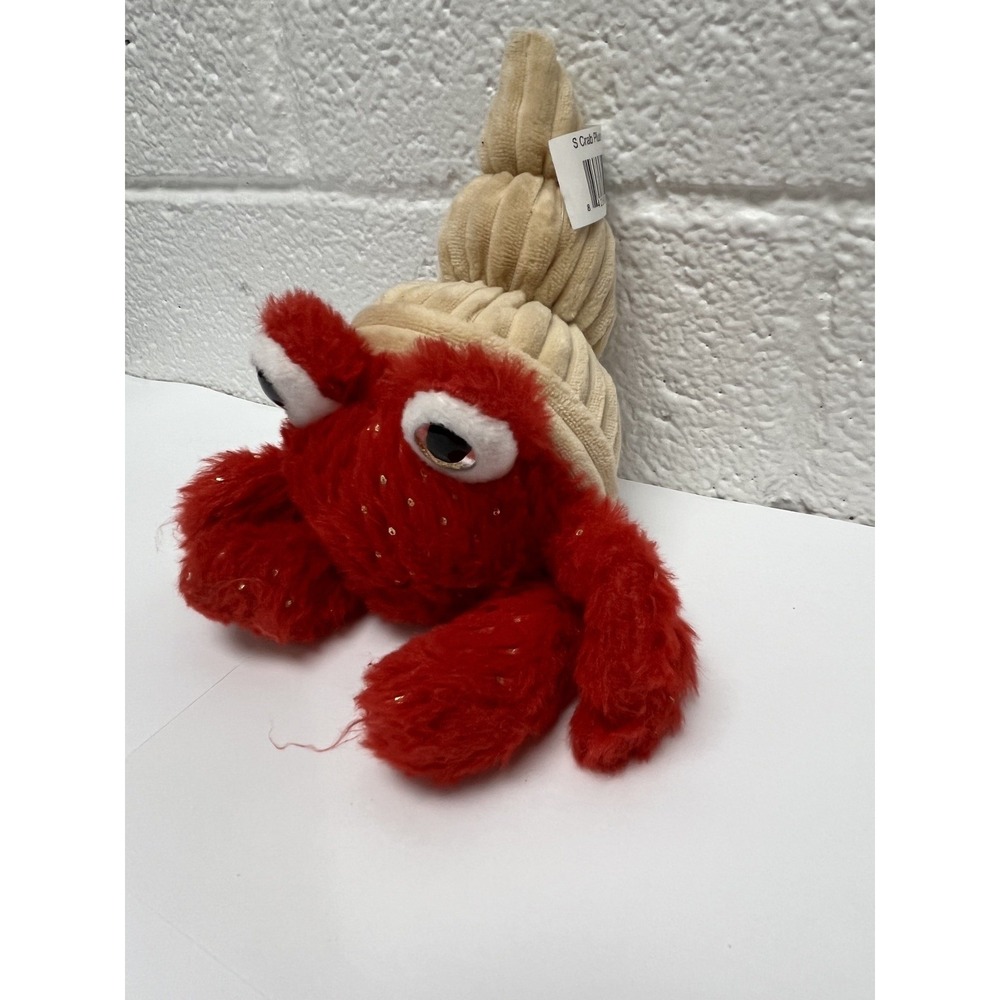 Walmart Red Hermit Crab Heart Plush 7" Stuffed Animal Toy Valentine's Cute Gift